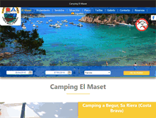 Tablet Screenshot of campingelmaset.com